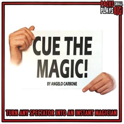 Cue tge magic by angelo carbone